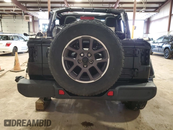 2021 Jeep Wrangler Unlimited Willys с VIN 1C4HJXDN6MW718492, выставлен на аукционе Copart как лот 50181225 с пробегом Не указан миль и Списание • Salvage title. История ставок и продаж доступна на DreamBid. Изображение 6.