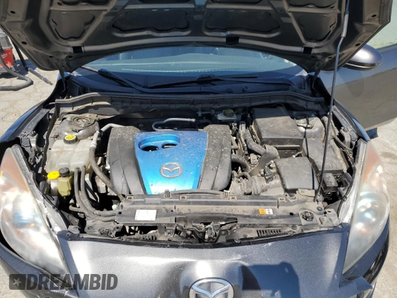 2012 Mazda 3 i Grand Touring with VIN JM1BL1W8XC1642842, listed as a Copart auction lot 57833245 with 104,914 mi miles and Salvage title. Bid and sale history available at DreamBid. Image 11.
