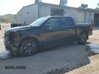 2023 Ford F-150 Lightning Pro с VIN 1FTVW1EV0PWG06971, выставлен на аукционе Copart как лот 61850635 с пробегом 32 388 миль миль и Списание • Salvage title. История ставок и продаж доступна на DreamBid. Изображение 1.