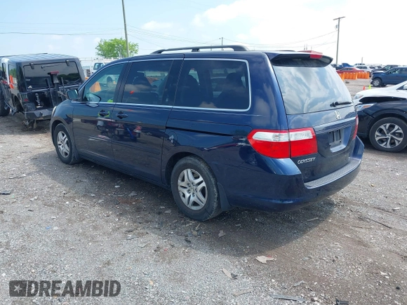 2006 Honda Odyssey EX with VIN 5FNRL384X6B054181, listed as a IAAI auction lot 42107212 with 183,134 mi miles and . Bid and sale history available at DreamBid. Image 3.