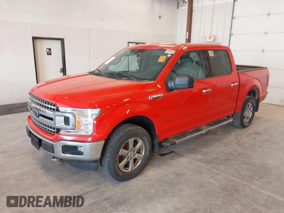 2018 Ford F-150 XL with VIN 1FTEW1E55JFA81946, listed as a IAAI auction lot 42128253 with 129,975 mi miles. Bid and sale history available at carsss.com. Image 17.