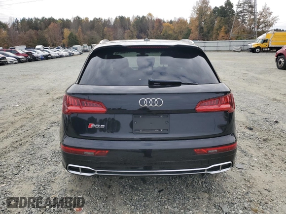 2018 Audi SQ5 Premium Plus with VIN WA1A4AFY5J2015637, listed as a Copart auction lot 79162774 with 106,848 mi miles and Salvage Title. Bid and sale history available at DreamBid. Image 6.