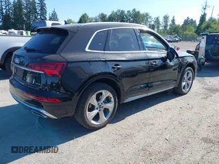 2022 Audi Q5 S line Premium Plus with VIN WA1EAAFY4N2042912, listed as a IAAI auction lot 42673244 with 32,597 mi miles and . Bid and sale history available at DreamBid. Image 4.