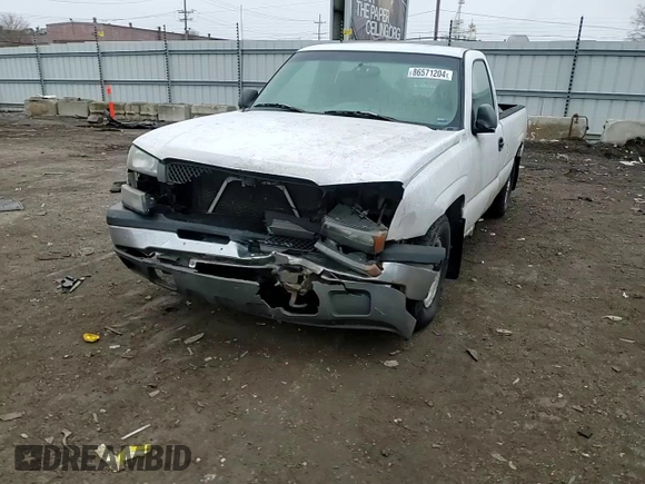 2004 Chevrolet Silverado 1500 Work Truck with VIN 1GCEC14X74Z121233, listed as a Copart auction lot 86571204 with 229,362 mi miles and Salvage Title. Bid and sale history available at carsss.com. Image 11.