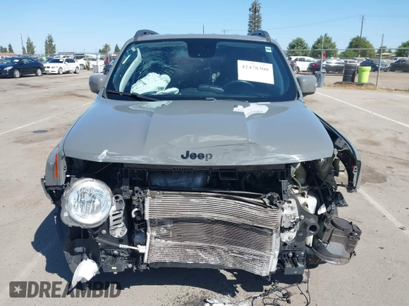 2020 Jeep Renegade Latitude with VIN ZACNJABB8LPL31928, listed as a IAAI auction lot 42478300 with 56,835 mi miles and . Bid and sale history available at DreamBid. Image 13.
