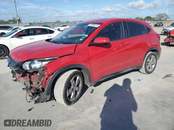 2017 Honda HR-V EX with VIN 3CZRU5H51HM707247, listed as a Copart auction lot 43696115 with 122,038 mi miles and Salvage Title. Bid and sale history available at carsss.com. Image 1.