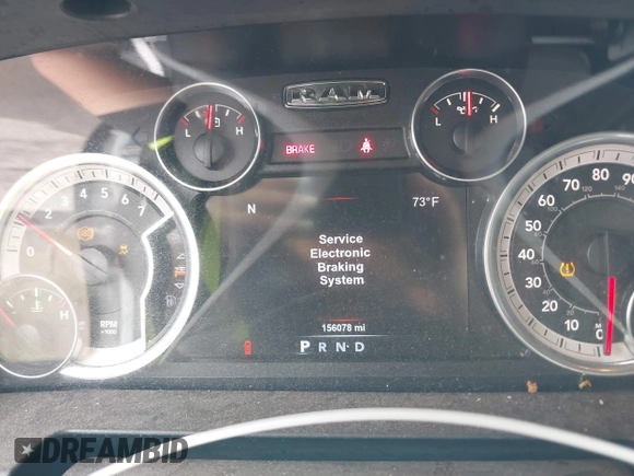 2015 Ram 1500 Lone Star with VIN 1C6RR6GT6FS582111, listed as a IAAI auction lot 41776948 with 156,078 mi miles. Bid and sale history available at carsss.com. Image 7.