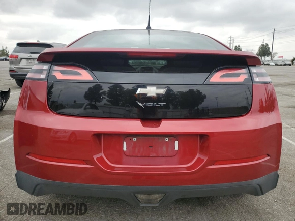 2012 Chevrolet Volt with VIN 1G1RD6E42CU105378, listed as a Copart auction lot 54560595 with 170,924 mi miles and Clean Title. Bid and sale history available at carsss.com. Image 6.