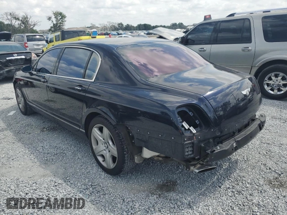 2006 Bentley Flying Spur with VIN SCBBR53W168039849, listed as a Copart auction lot 53824435 with 62,969 mi miles and Salvage Title. Bid and sale history available at DreamBid. Image 2.
