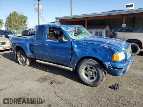 2001 Ford Ranger XL Fleet with VIN 1FTZR15E91PB58143, listed as a Copart auction lot 52352275 with Not Provided miles and Non Repairable. Bid and sale history available at DreamBid. Image 4.