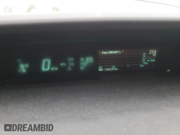 2013 Toyota Prius One with VIN JTDKN3DU3D1634850, listed as a Copart auction lot 43757665 with 149,299 mi miles and Salvage Title. Bid and sale history available at DreamBid. Image 9.