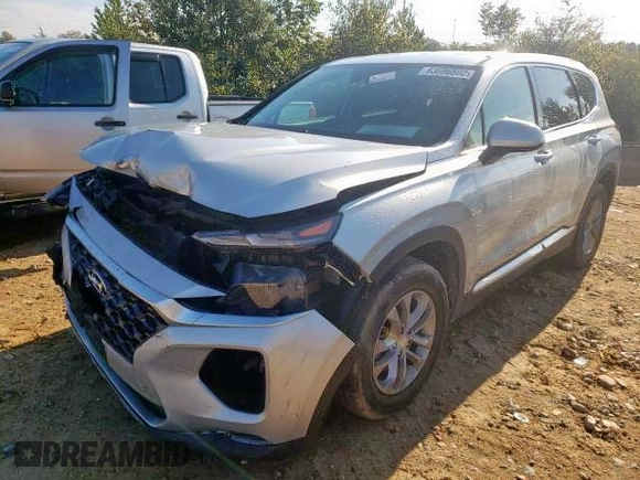 2019 Hyundai Santa Fe SEL with VIN 5NMS3CAD7KH025113, listed as a Copart auction lot 65915102 with 24,584 mi miles. Bid and sale history available at carsss.com. Image 2.