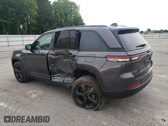 2024 Jeep Grand Cherokee Laredo X with VIN 1C4RJGAG0RC264338, listed as a Copart auction lot 56797895 with 10,755 mi miles and Salvage title. Bid and sale history available at DreamBid. Image 2.