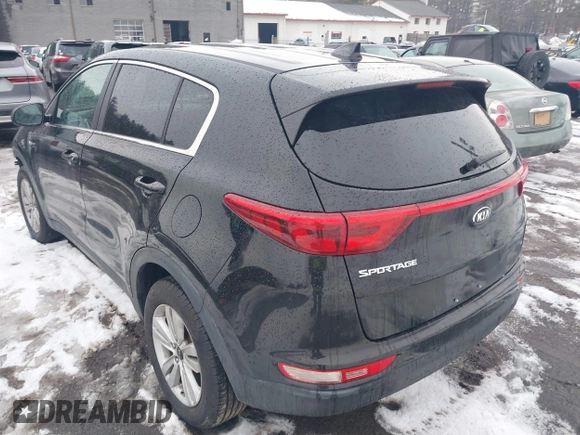 2017 Kia Sportage LX with VIN KNDPMCAC9H7187268, listed as a IAAI auction lot 41631107 with 107,135 mi miles and . Bid and sale history available at carsss.com. Image 3.