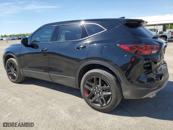 2023 Chevrolet Blazer LT with VIN 3GNKBCR40PS126072, listed as a Copart auction lot 49539345 with 29,070 mi miles and Salvage Title. Bid and sale history available at carsss.com. Image 2.