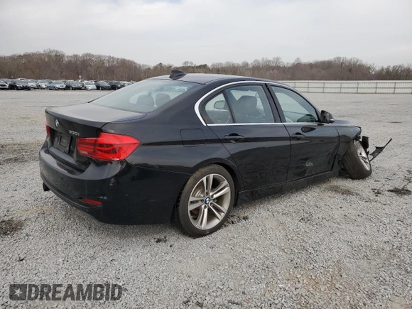 2017 BMW 3 Series 330i with VIN WBA8B9C3XHK886204, listed as a Copart auction lot 48972665 with 76,290 mi miles and Salvage Title. Bid and sale history available at carsss.com. Image 3.