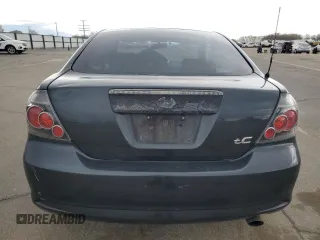2005 Scion tC with VIN JTKDE177150041586, listed as a Copart auction lot 52210275 with 225,658 mi miles and Salvage Title. Bid and sale history available at carsss.com. Image 6.