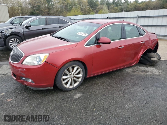 2012 Buick Verano Convenience Group with VIN 1G4PR5SK5C4167429, listed as a Copart auction lot 55461275 with 160,318 mi miles and Salvage Title. Bid and sale history available at carsss.com. Image 1.