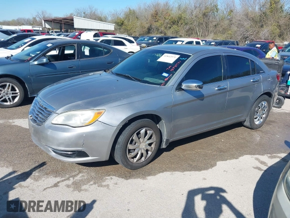 2013 Chrysler 200 LX with VIN 1C3CCBAB4DN733262, listed as a IAAI auction lot 41842571 with 232,878 mi miles. Bid and sale history available at carsss.com. Image 2.