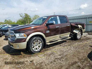 2015 Ram 1500 Laramie Limited with VIN 1C6RR7WM7FS668236, listed as a Copart auction lot 58981325 with 53,099 mi miles and Salvage title. Bid and sale history available at DreamBid. Image 1.