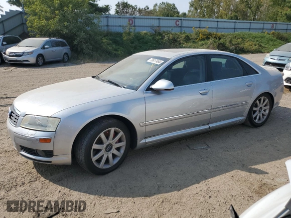 2005 Audi A8 4.2L z VIN WAULL44E55N010807, wystawiony jako Copart lot #70617494 z przebiegiem Nie podano mil oraz Czysty tytuł • Clean title. Historia ofert i sprzedaży dostępna na DreamBid. Obrazek 1.