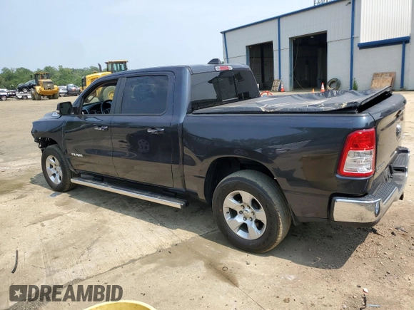2020 Ram 1500 Big Horn with VIN 1C6RRFFG0LN394747, listed as a Copart auction lot 61749635 with 47,813 mi miles and Salvage title. Bid and sale history available at DreamBid. Image 2.