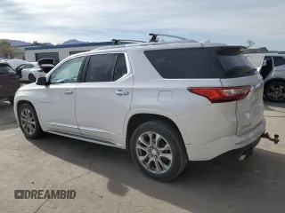 2019 Chevrolet Traverse Premier with VIN 1GNERKKW3KJ147054, listed as a Copart auction lot 59191225 with 112,436 mi miles and Salvage title. Bid and sale history available at DreamBid. Image 2.