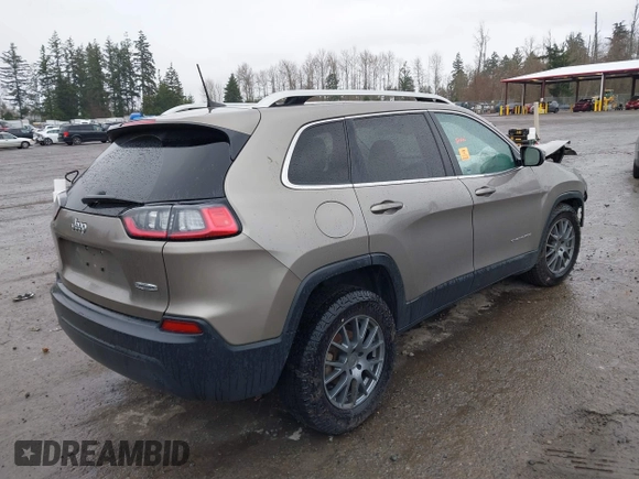 2019 Jeep Cherokee Latitude with VIN 1C4PJLCB5KD205495, listed as a IAAI auction lot 41856955 with Not Provided miles and . Bid and sale history available at DreamBid. Image 4.