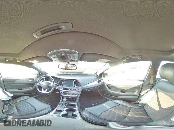 2018 Hyundai Sonata Sport Plus with VIN 5NPE34AF3JH706889, listed as a Copart auction lot 86992264 with 104,341 mi miles and Salvage Title. Bid and sale history available at DreamBid. Image 12.