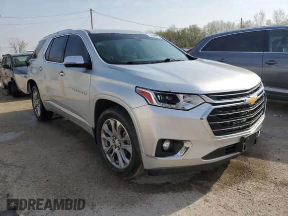 2019 Chevrolet Traverse Premier z VIN 1GNEVKKW4KJ215969, wystawiony jako Copart lot #52996585 z przebiegiem 65 894 mil mil oraz Szkoda całkowita • Salvage title. Historia ofert i sprzedaży dostępna na DreamBid. Obrazek 4.