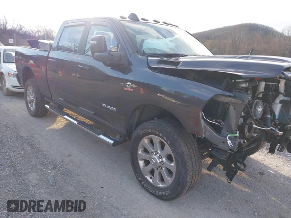 2023 Ram 2500 Big Horn with VIN 3C6UR5DL6PG519124, listed as a IAAI auction lot 41851548 with 10,334 mi miles. Bid and sale history available at carsss.com. Image 1.