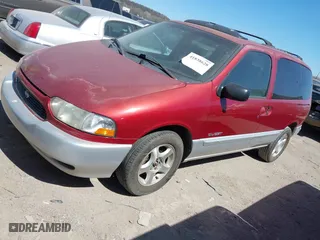 1999 Nissan Quest GXE with VIN 4N2XN11T8XD818140, listed as a IAAI auction lot 41838628 with 205,841 mi miles. Bid and sale history available at carsss.com. Image 2.