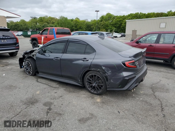2022 Subaru WRX Premium with VIN JF1VBAH63N8015010, listed as a Copart auction lot 57889445 with 19,737 mi miles and Salvage title. Bid and sale history available at DreamBid. Image 2.