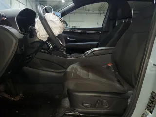 2023 Hyundai Santa Cruz SEL with VIN 5NTJBDAE6PH054563, listed as a Copart auction lot 45035535 with 27,329 mi miles and Salvage title. Bid and sale history available at DreamBid. Image 7.