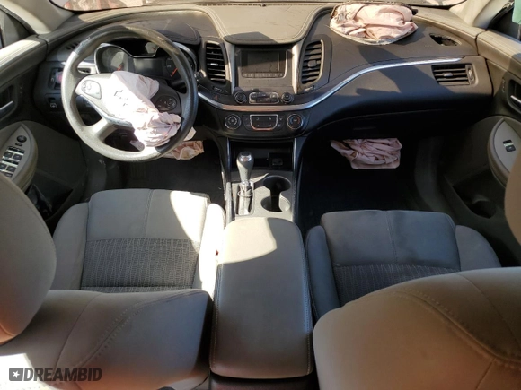 2017 Chevrolet Impala LS with VIN 1G11X5S30HU153656, listed as a Copart auction lot 83338374 with 0 mi miles and Salvage Title. Bid and sale history available at carsss.com. Image 8.