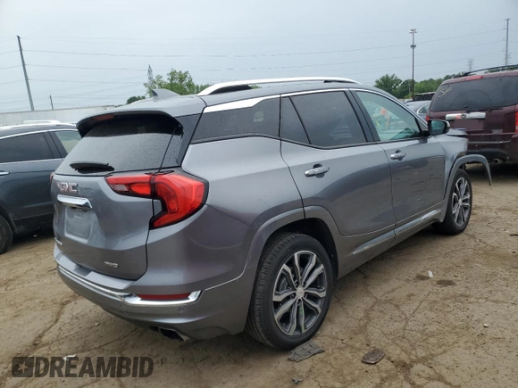 2019 GMC Terrain Denali with VIN 3GKALXEX1KL393060, listed as a Copart auction lot 61062835 with 60,857 mi miles and Salvage title. Bid and sale history available at DreamBid. Image 3.