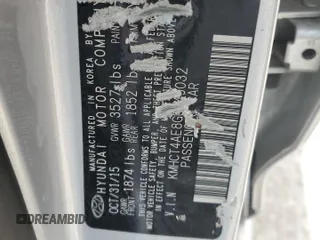 2016 Hyundai Accent SE z VIN KMHCT4AE8GU049032, wystawiony jako Copart lot #56500625 z przebiegiem 131 952 mil mil oraz Szkoda całkowita • Salvage title. Historia ofert i sprzedaży dostępna na DreamBid. Obrazek 12.