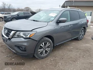 2017 Nissan Pathfinder SV with VIN 5N1DR2MM0HC655538, listed as a IAAI auction lot 42083473 with 92,796 mi miles and . Bid and sale history available at DreamBid. Image 17.