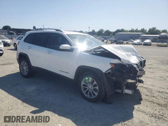2020 Jeep Cherokee Latitude with VIN 1C4PJLCB5LD561415, listed as a Copart auction lot 61106095 with 120,107 mi miles and Salvage title. Bid and sale history available at DreamBid. Image 4.