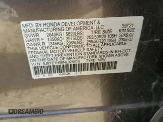 2022 Acura MDX w/A-Spec Package with VIN 5J8YE1H08NL026416, listed as a Copart auction lot 66613364 with 32,243 mi miles and Salvage Title. Bid and sale history available at carsss.com. Image 13.