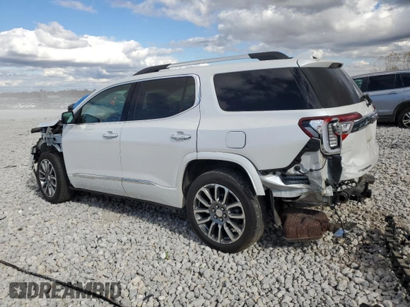 2021 GMC Acadia Denali with VIN 1GKKNXLS3MZ160265, listed as a Copart auction lot 77164974 with 42,124 mi miles and Non repairable. Bid and sale history available at DreamBid. Image 2.