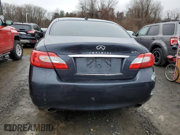 2011 Infiniti M37 with VIN JN1BY1AR7BM373197, listed as a Copart auction lot 84274814 with 158,657 mi miles and Salvage Title. Bid and sale history available at carsss.com. Image 6.