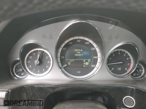 2010 Mercedes-Benz E 550 Luxury with VIN WDDHF7CB7AA032016, listed as a Copart auction lot 88959105 with 165,421 mi miles and Salvage Title. Bid and sale history available at DreamBid. Image 9.