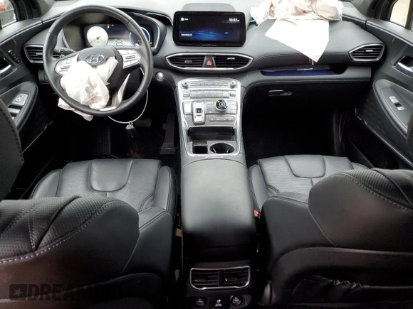 2021 Hyundai Santa Fe Calligraphy with VIN 5NMS5DALXMH347254, listed as a Copart auction lot 49868935 with 22,725 mi miles and Clean title. Bid and sale history available at DreamBid. Image 8.