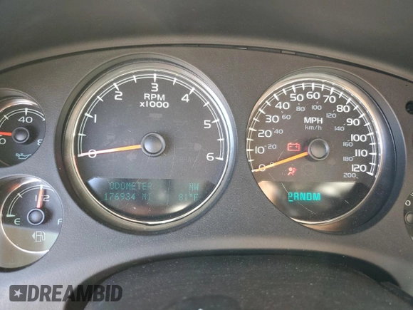 2013 Chevrolet Suburban LT with VIN 1GNSKJE70DR138631, listed as a Copart auction lot 57778185 with 176,934 mi miles and Salvage title. Bid and sale history available at DreamBid. Image 9.