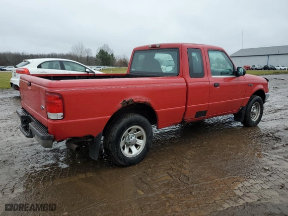 2000 Ford Ranger XL with VIN 1FTYR14V1YPA39719, listed as a Copart auction lot 85169854 with 213,894 mi miles and Clean Title. Bid and sale history available at carsss.com. Image 3.