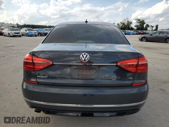 2016 Volkswagen Passat 1.8T R-Line w/Comfort Pkg with VIN 1VWAS7A36GC045076, listed as a Copart auction lot 71156064 with 89,306 mi miles and Salvage Title. Bid and sale history available at carsss.com. Image 6.