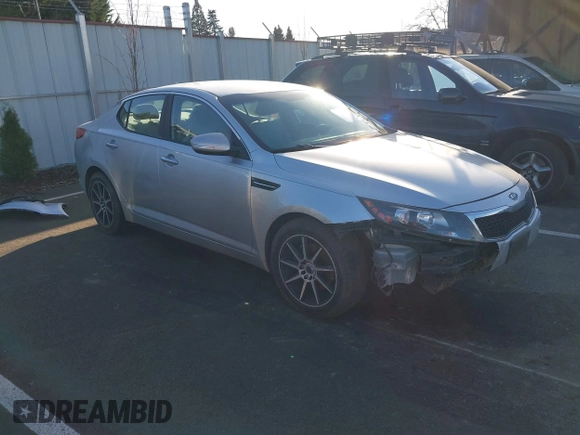 2012 Kia Optima LX with VIN KNAGM4A70C5282666, listed as a IAAI auction lot 41756098 with Not Provided miles and . Bid and sale history available at carsss.com. Image 1.