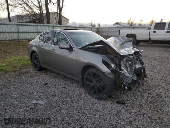 2008 Infiniti G35 x with VIN JNKBV61F98M252834, listed as a Copart auction lot 79926754 with Not Provided miles and Clean Title. Bid and sale history available at DreamBid. Image 4.