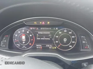 2019 Audi Q7 Premium Plus with VIN WA1LAAF76KD011711, listed as a IAAI auction lot 42266568 with 74,618 mi miles and . Bid and sale history available at DreamBid. Image 7.